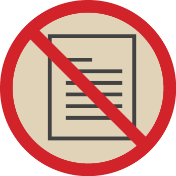 No printing