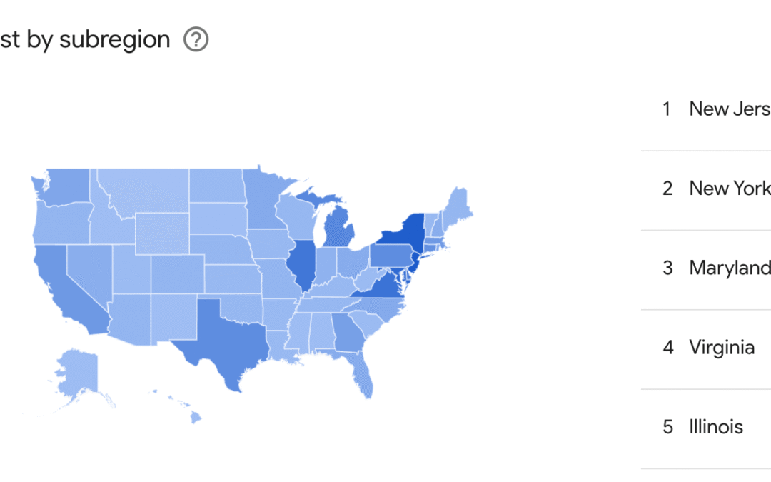 U.S. Google Search Trends: “Halal”